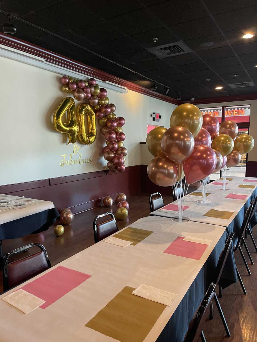 Jakes Pub and Grill Party room set up for event